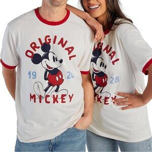 Mickey Mouse Ringer T-Shirt Adult Size XL Disney Parks Walt Disney World Mickey
